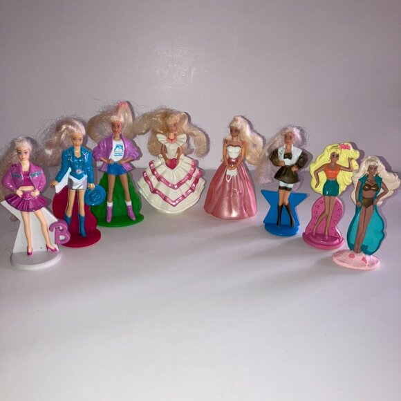 90s Vintage Barbie McDonalds Happy Meal Mini Dolls Mattel Collectible Toys Lot - Picture 5 of 14